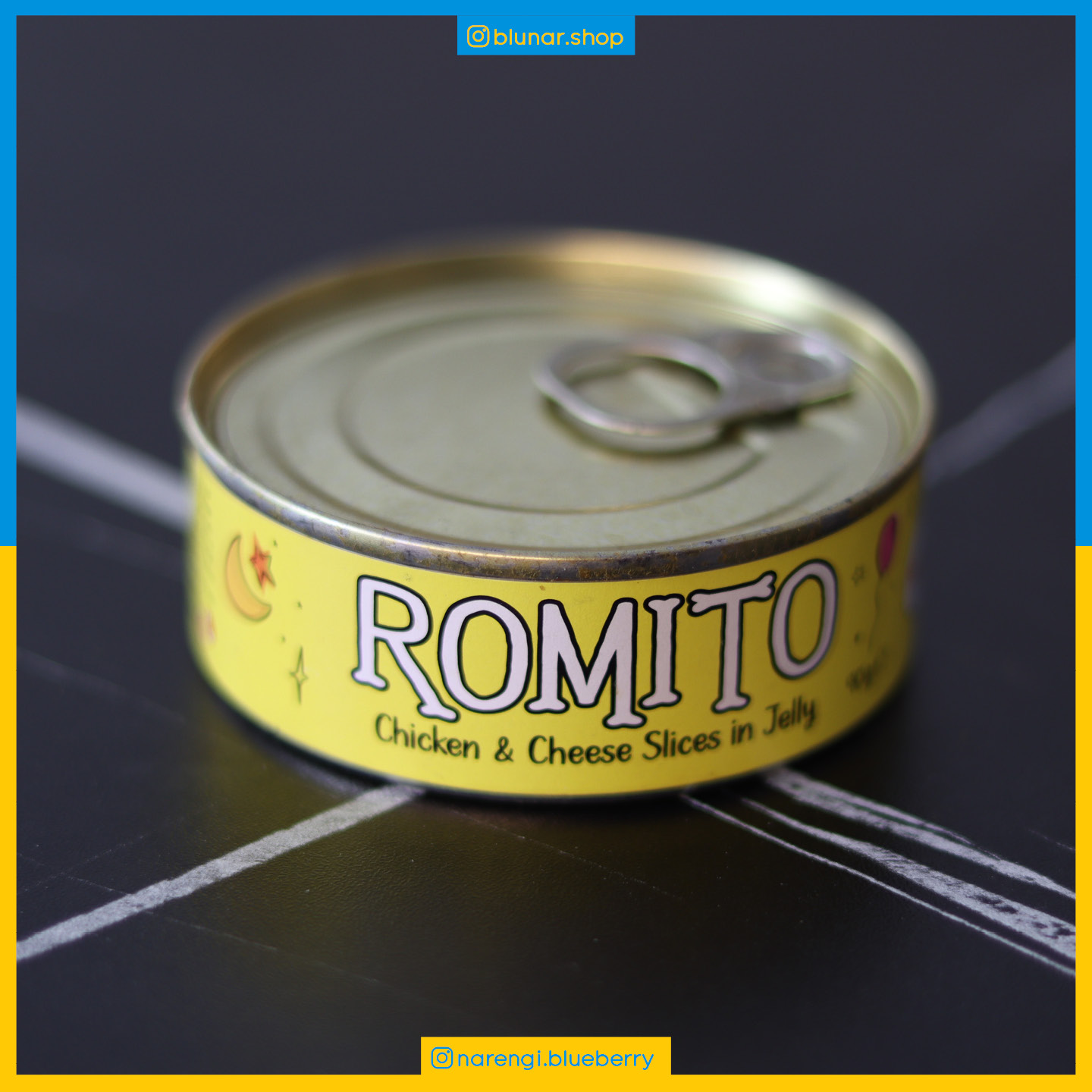 کنسرو نچرال مخصوص گربه رومیتو - مرغ و پنیر در ژله - 90 گرمی