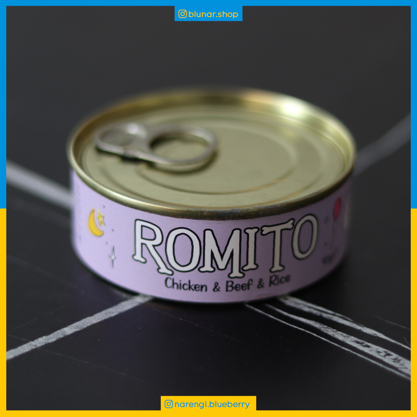 کنسرو پته مخصوص بچه گربه رومیتو - مرغ و گوشت و برنج - 90 گرمی