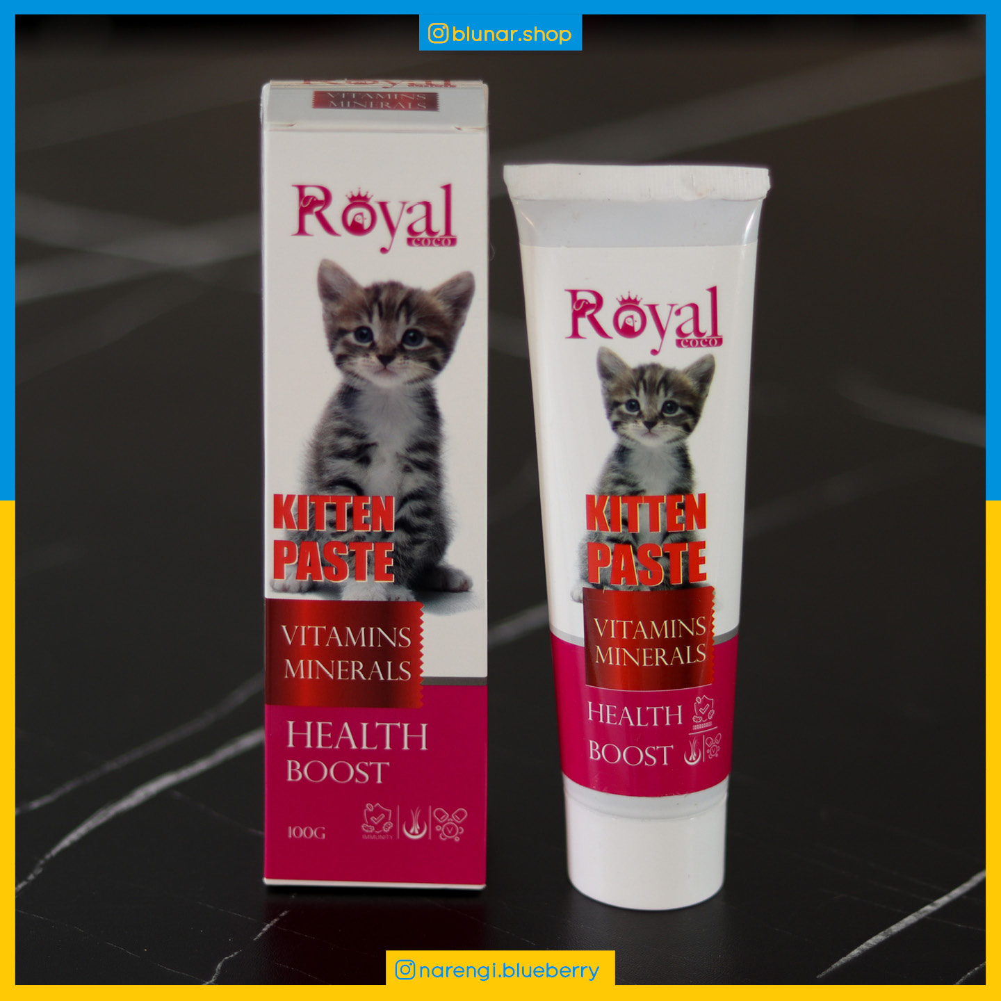 خمیر ویتامین Kitten مخصوص بچه گربه رویال  -  100 گرمی