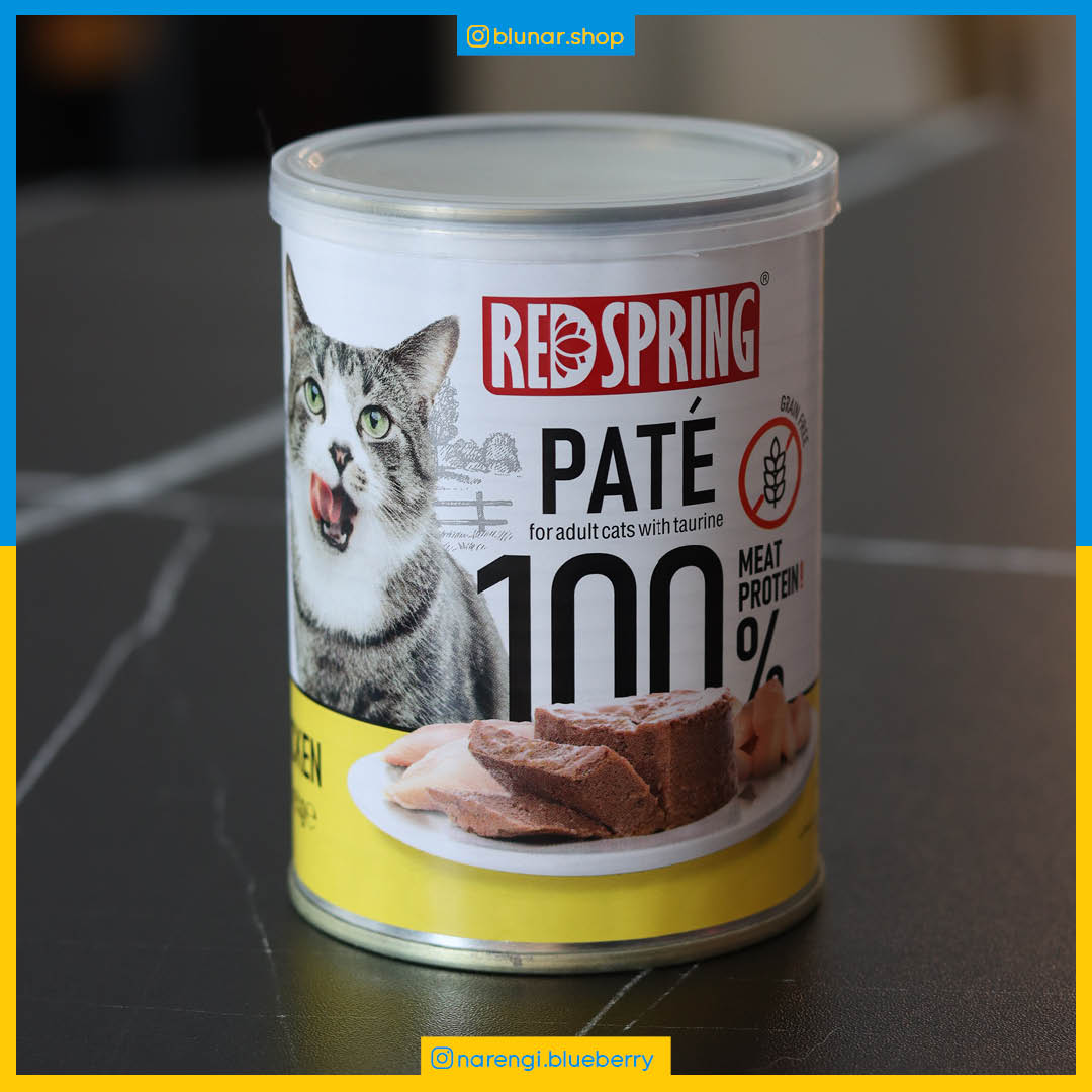 کنسرو پته بدون غلات مخصوص گربه رداسپرینگ - مرغ  - 400 گرمی