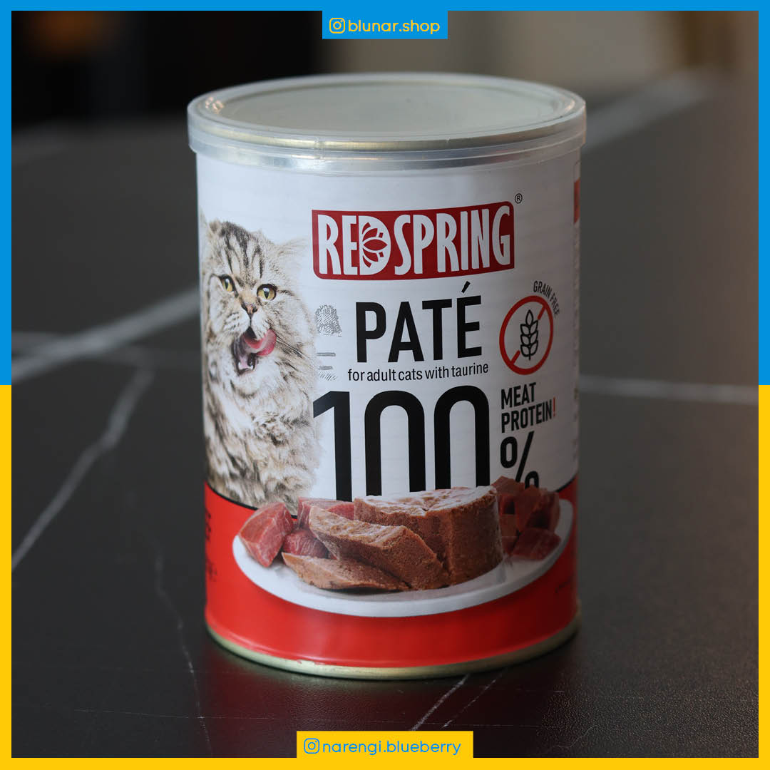 کنسرو پته بدون غلات مخصوص گربه رداسپرینگ - گوشت گوساله - 400 گرمی