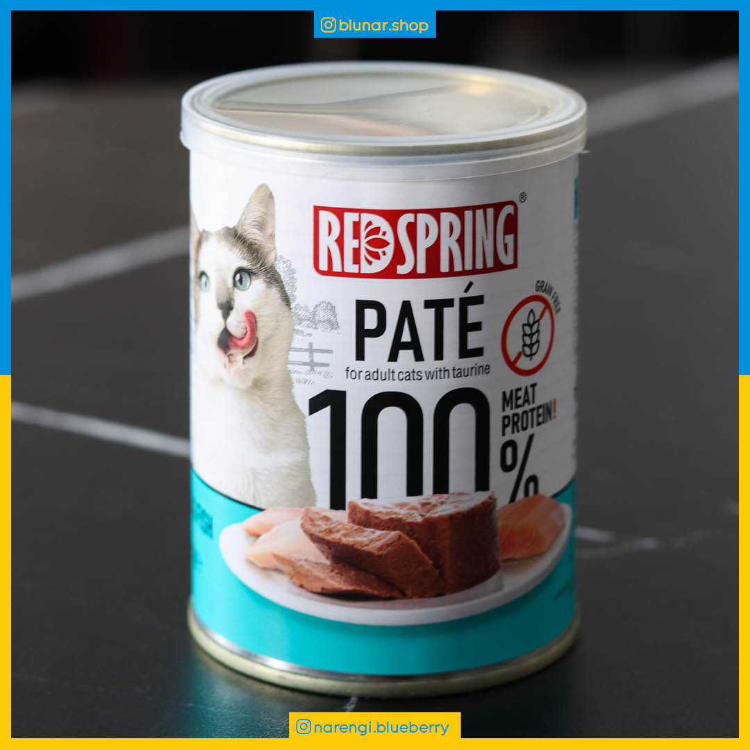 کنسرو پته بدون غلات مخصوص گربه رداسپرینگ - گوشت مرغ و ماهی - 400 گرمی