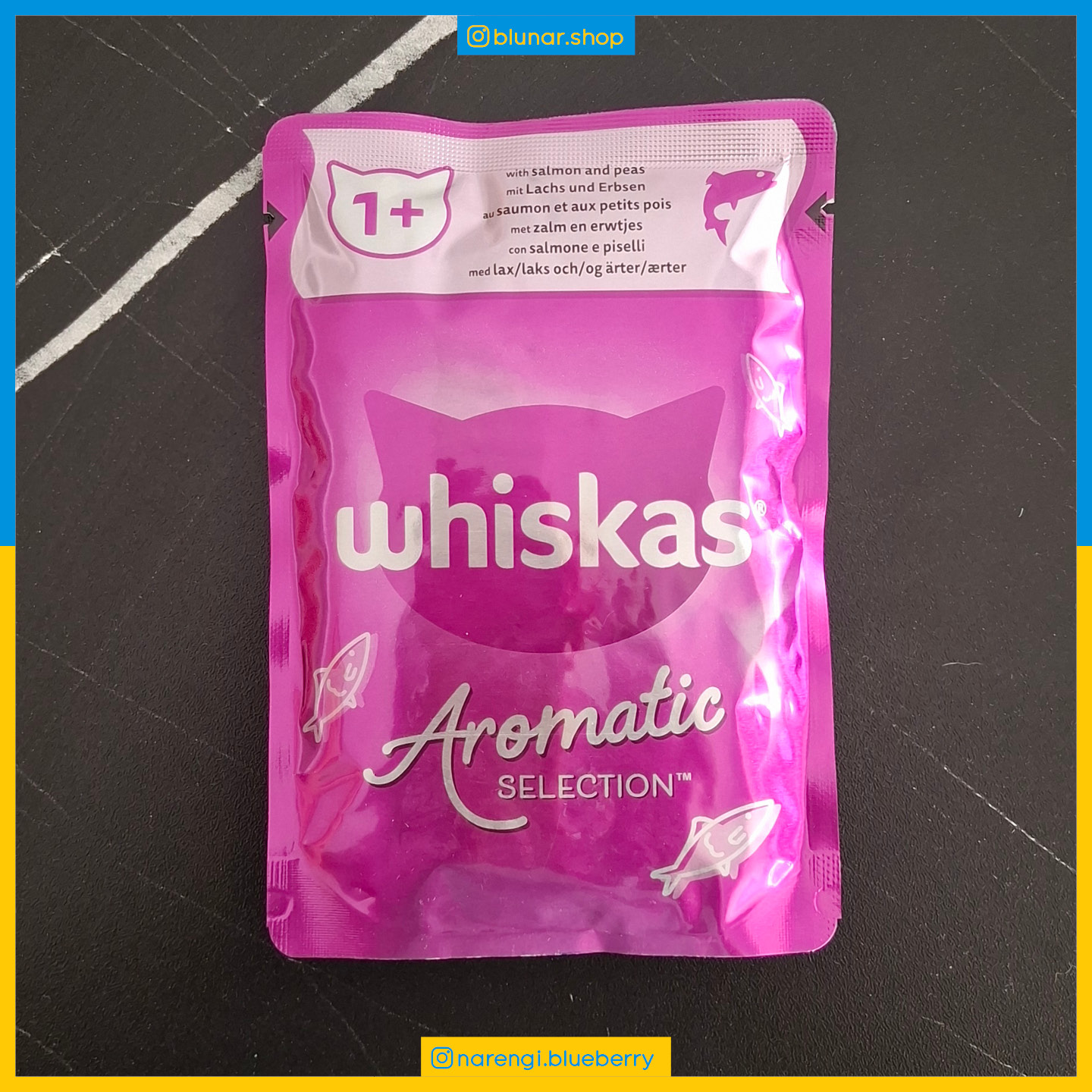 پوچ ویسکاس - گربه بالغ - سالمون و نخود فرنگی Aromatic