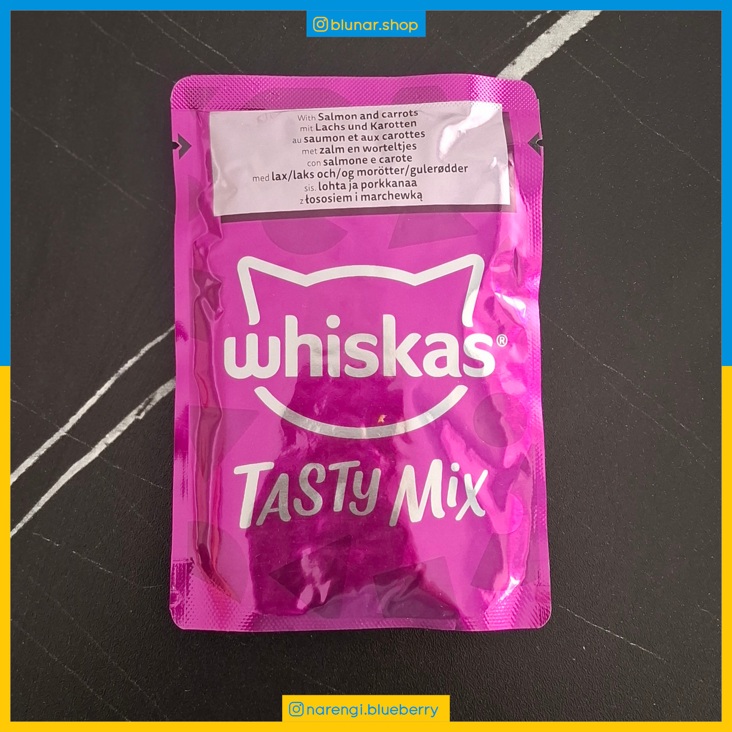 پوچ ویسکاس - گربه بالغ - سالمون و هویج Tasty Mix