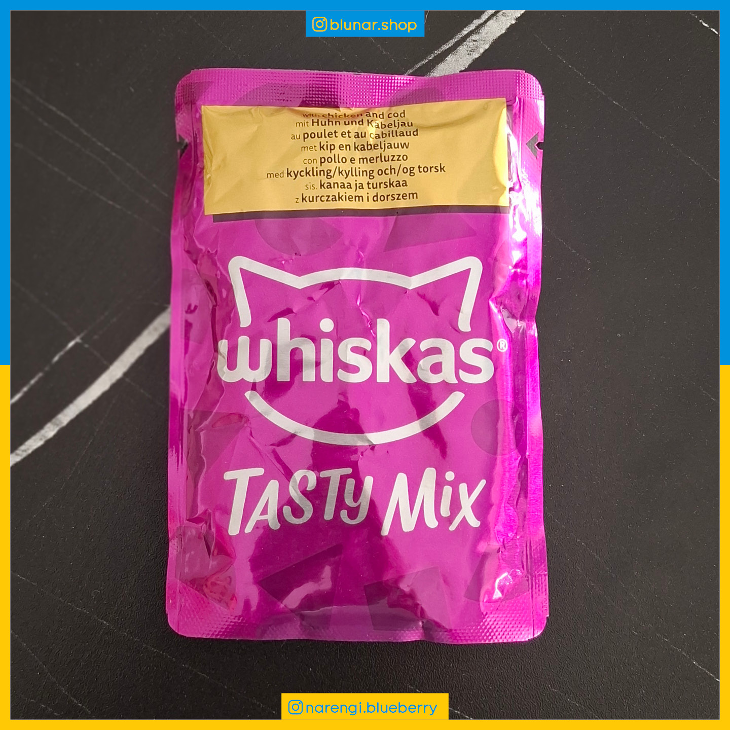 پوچ ویسکاس - گربه بالغ - مرغ و ماهی کاد Tasty Mix