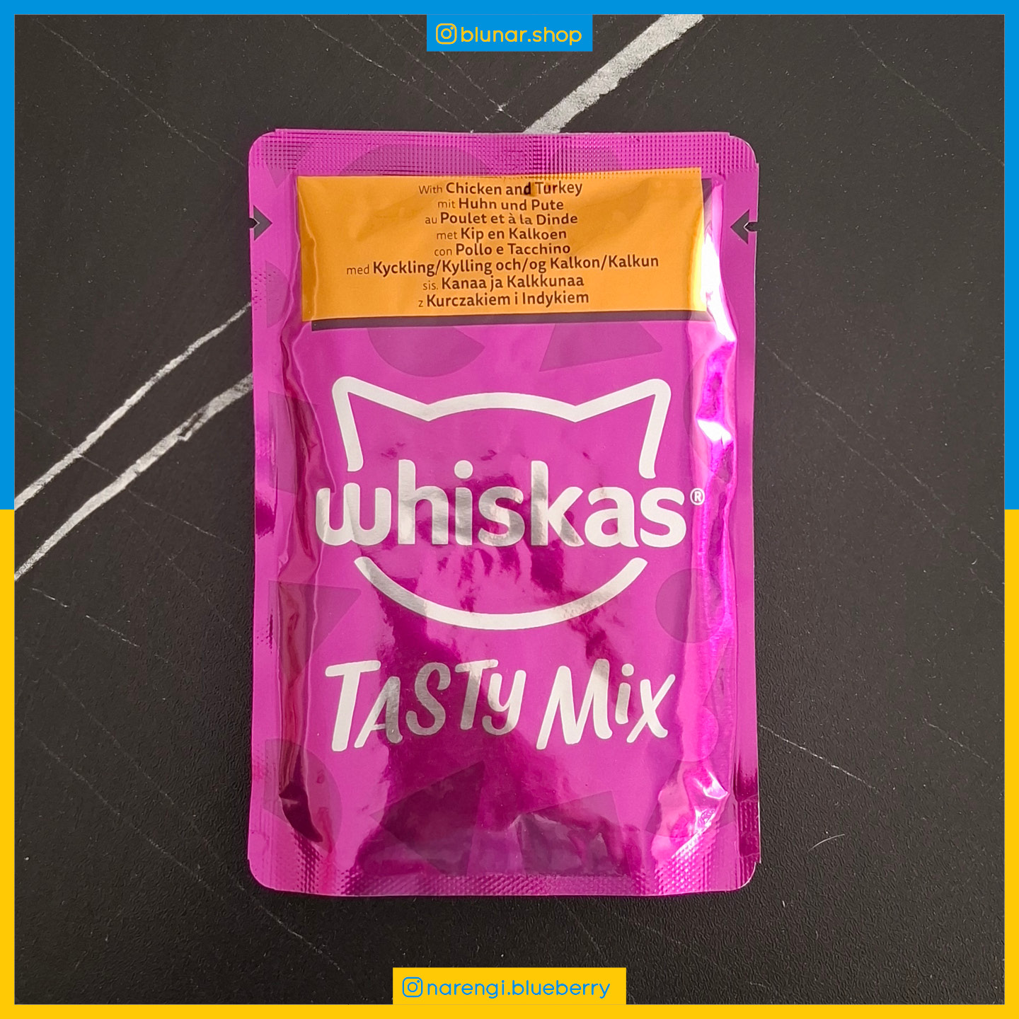 پوچ ویسکاس - گربه بالغ - مرغ و بوقلمون Tasty Mix
