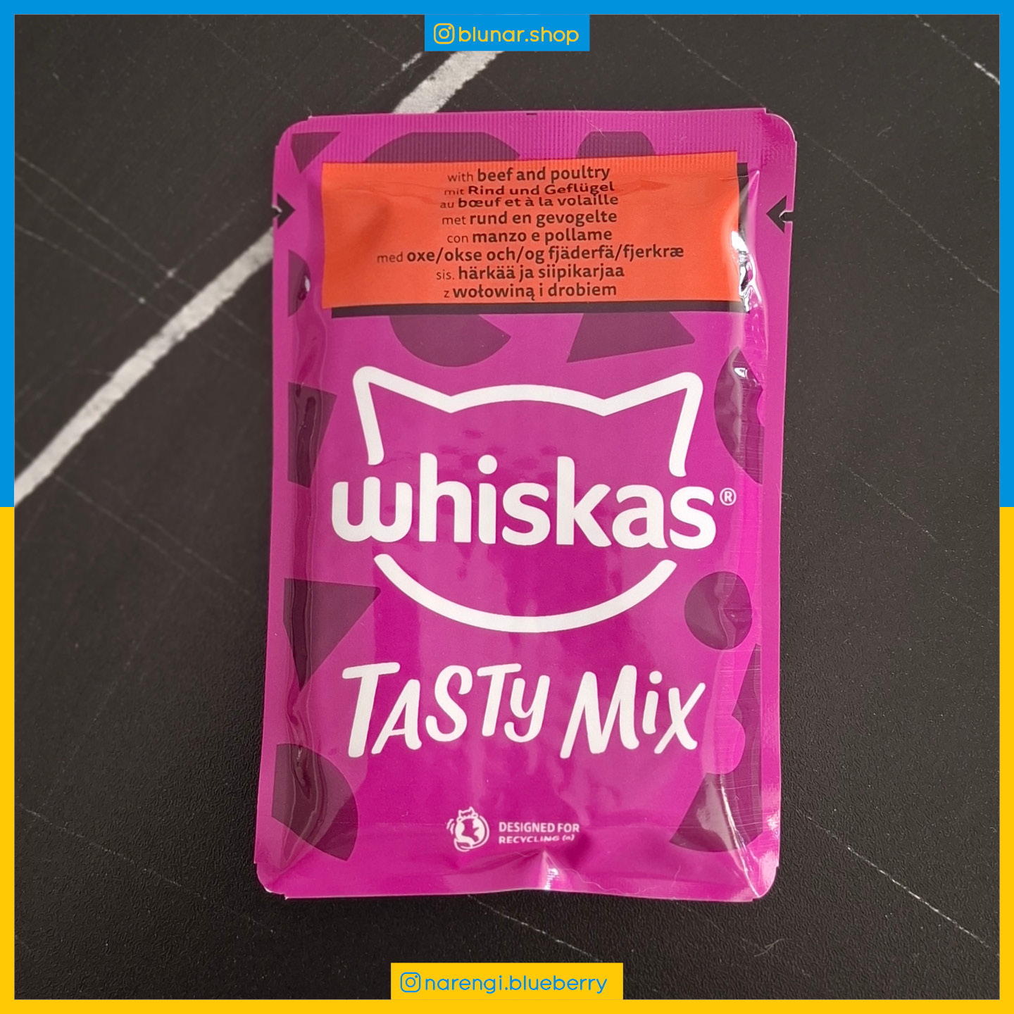 پوچ ویسکاس - گربه بالغ - گوشت و مرغ Tasty Mix