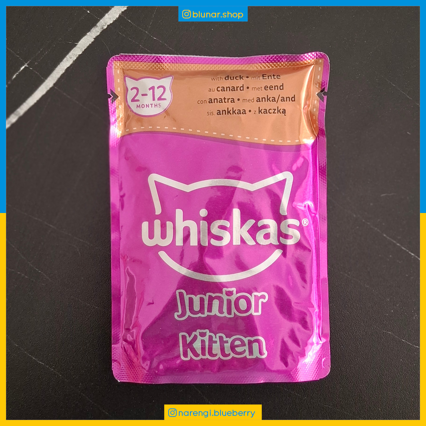 پوچ ویسکاس - بچه گربه کیتن- اردک و بوقلمون Junior Kitten
