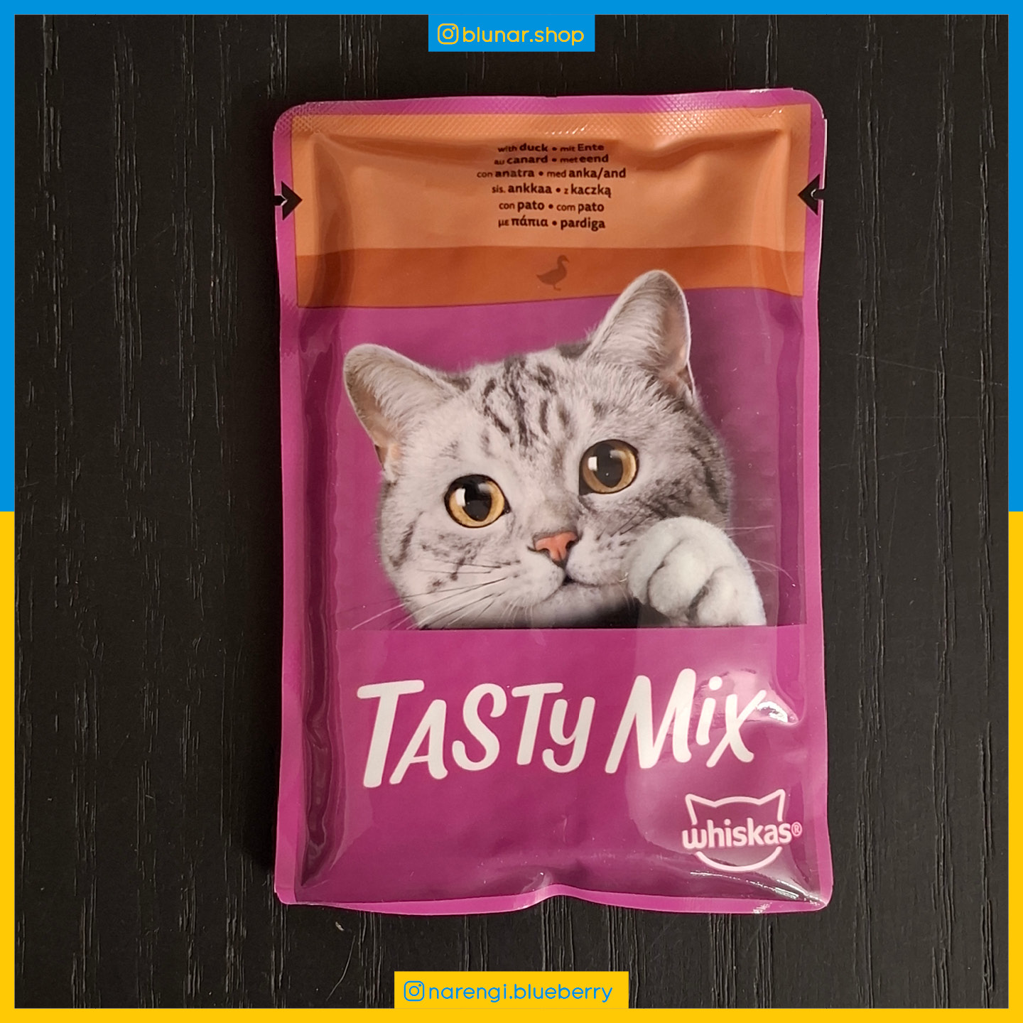 پوچ ویسکاس - گربه بالغ - اردک  Tasty Mix