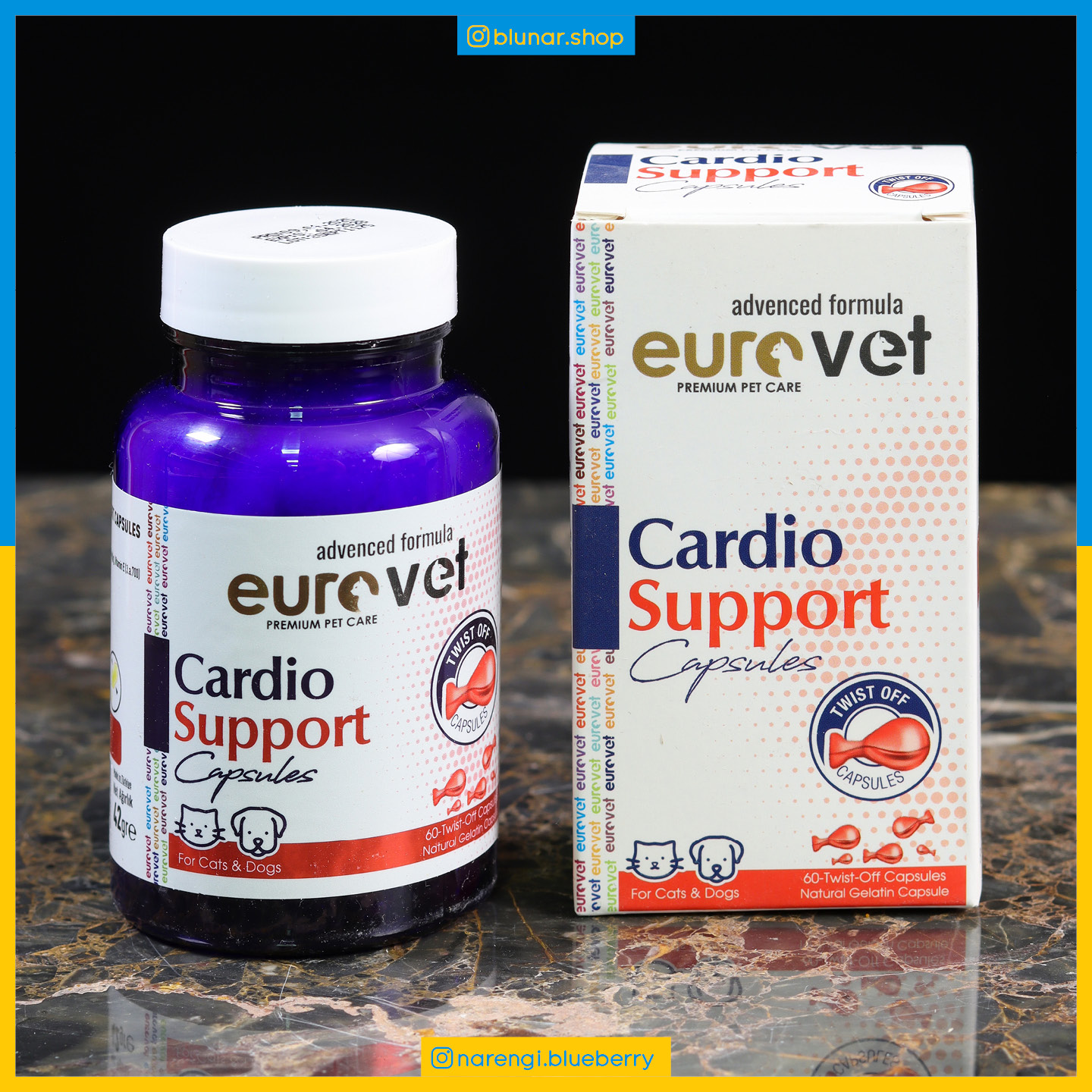 قرصی حمایت قلب یورووت مخصوص سگ و گربه - Cardio Support